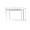 Biurko Ines elegant White - Bellamy - Zdjęcie 4